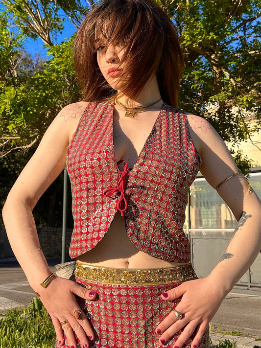 Kalira Set Aura ricamato a mano