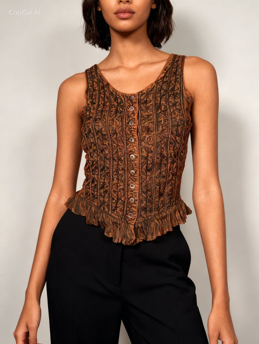 Top desert queen gilt bronze