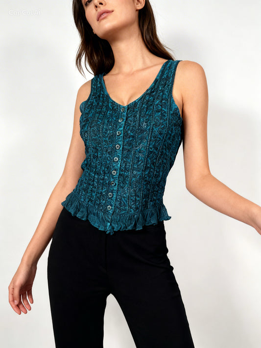 Top desert queen blue