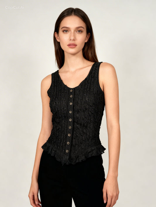 Top desert queen black