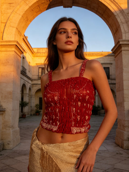 Top red Jaipur