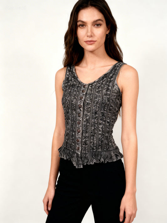 Top desert queen cool grey