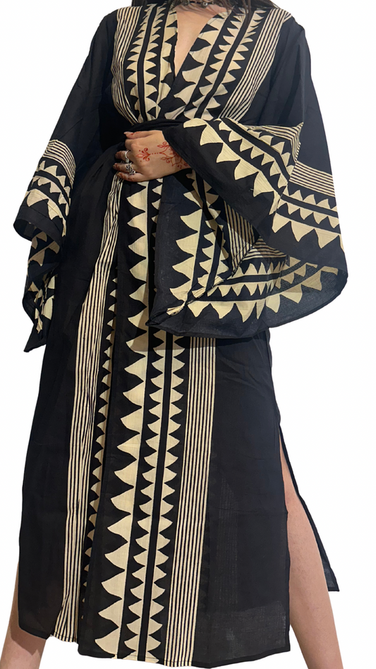 Kimono lungo in cotone