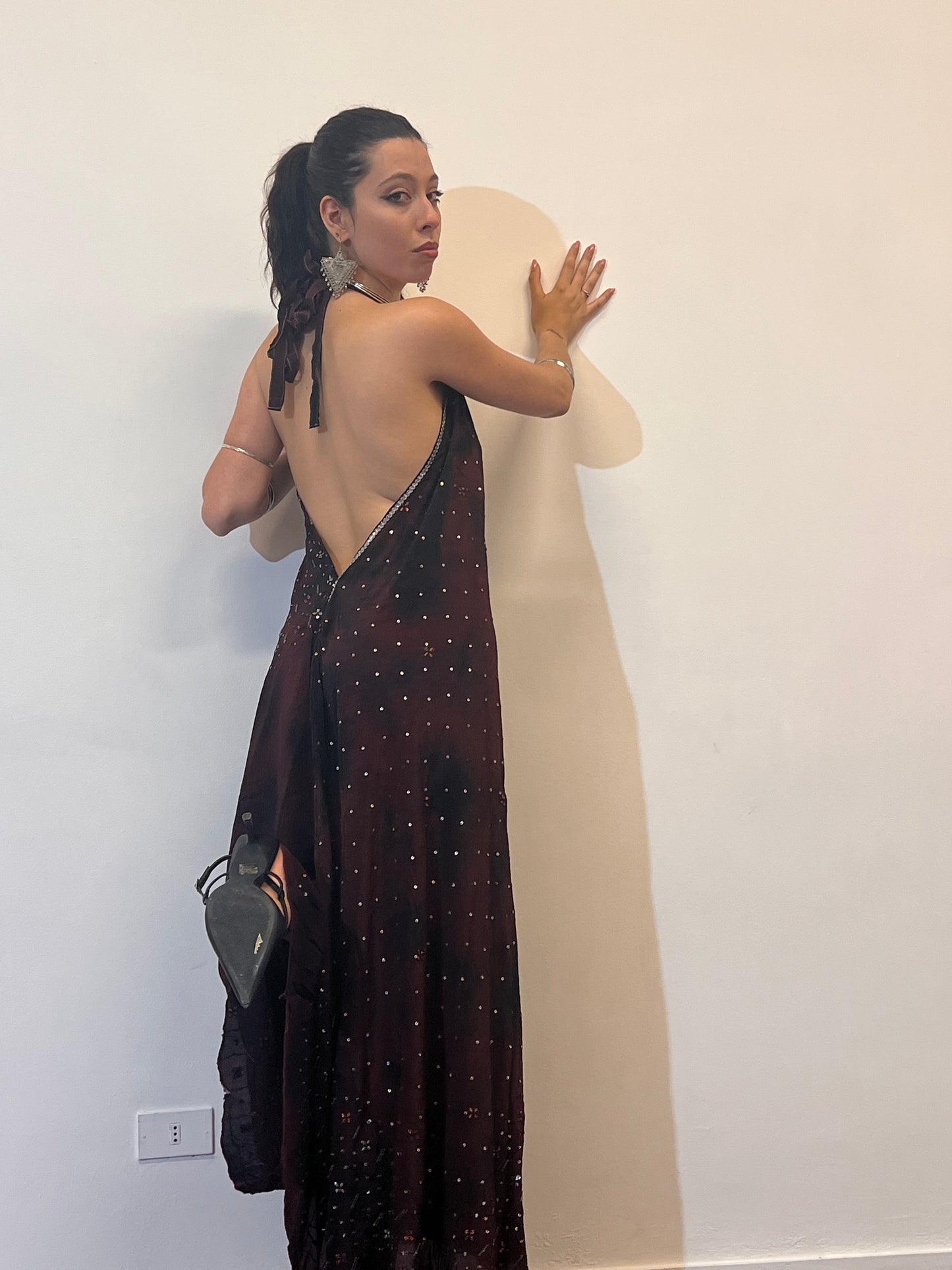 Vestito elegante con scollatura