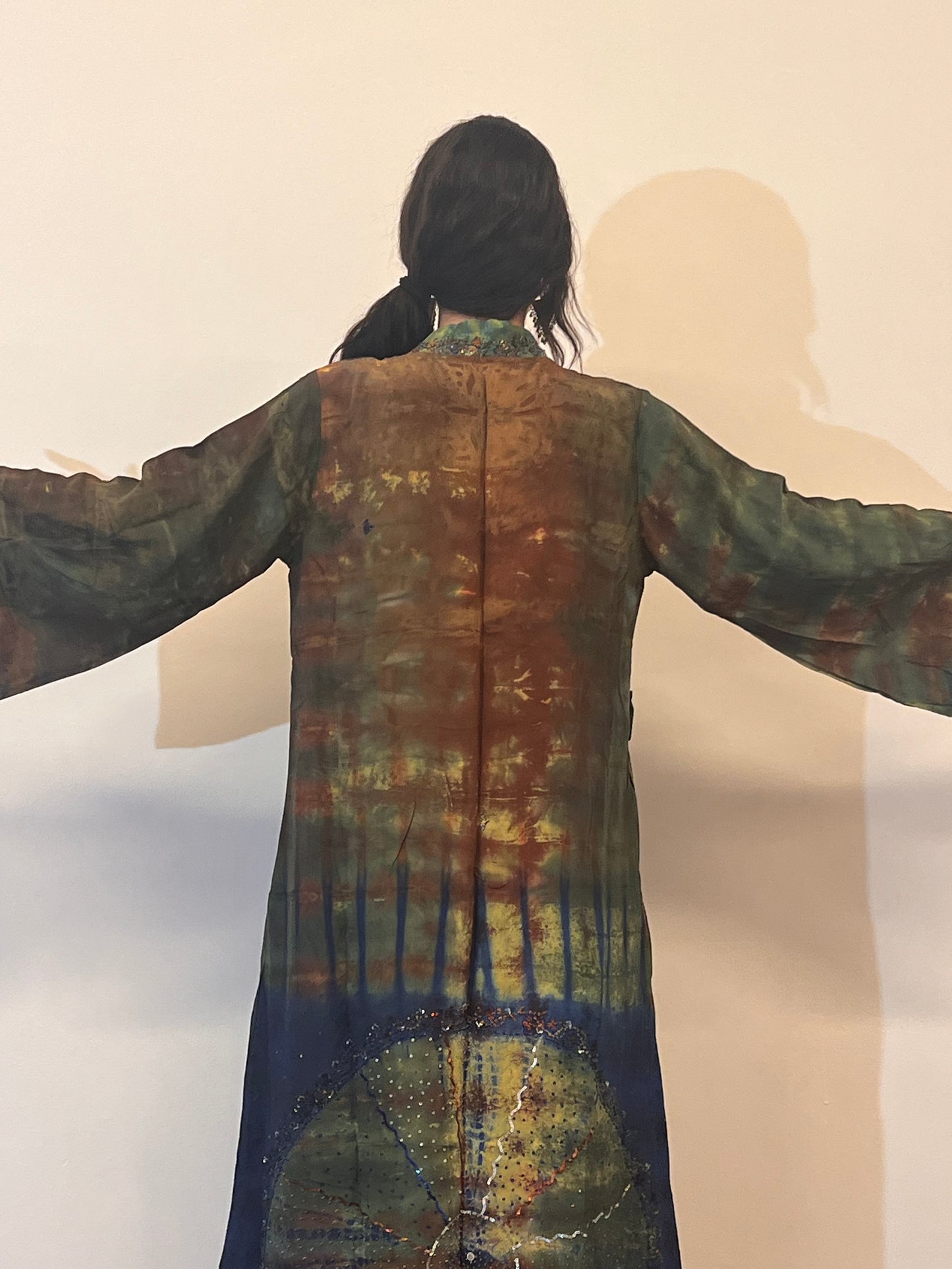 Kimono in misto seta